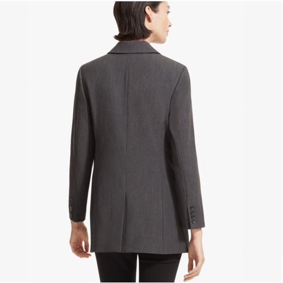 NWT MM Lafleur The Tamar Blazer 6 Jacket Gray Stretch Twill Academia Office M.M. - Picture 4 of 9